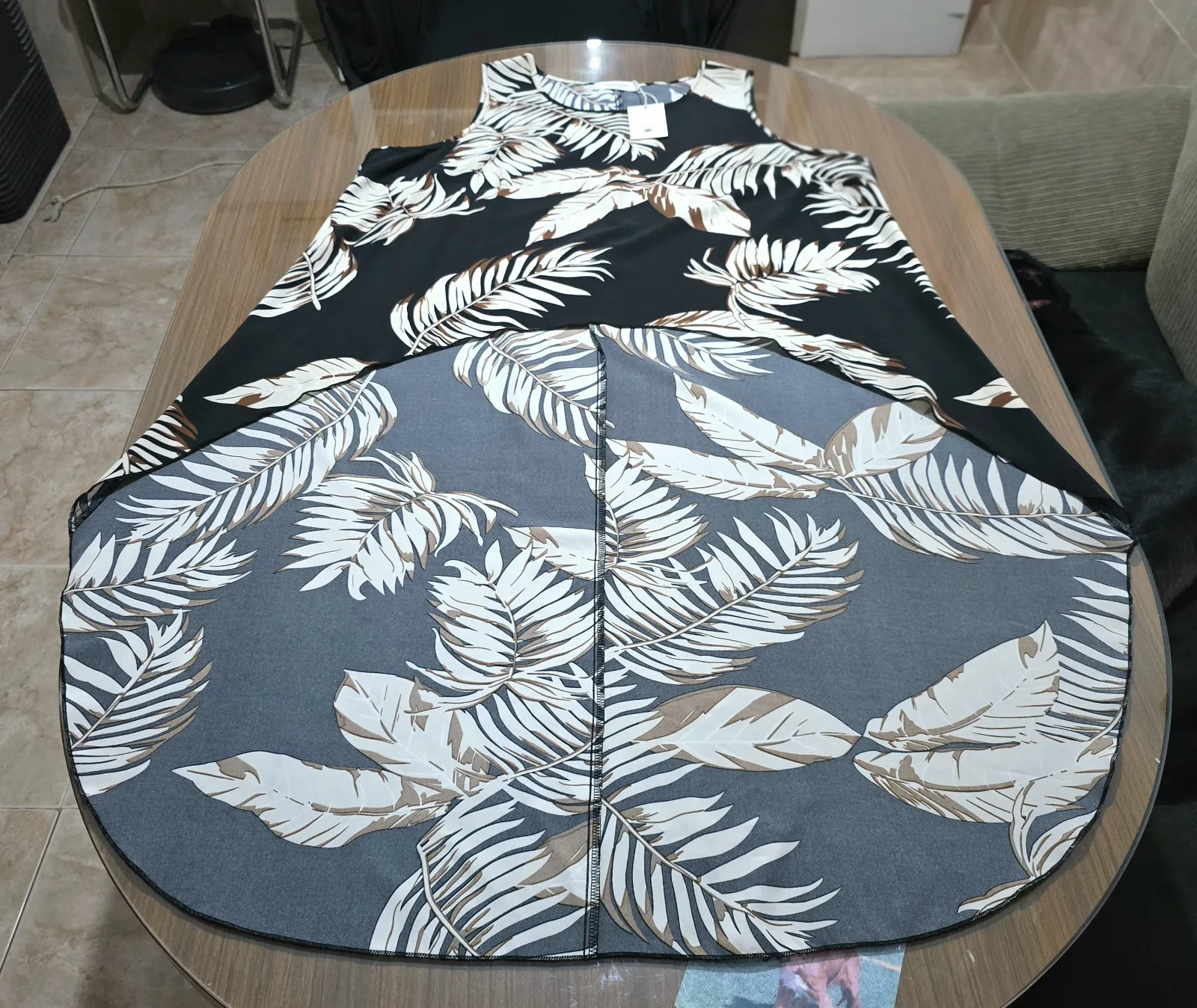 Blusa túnica asimétrica boho chic 2