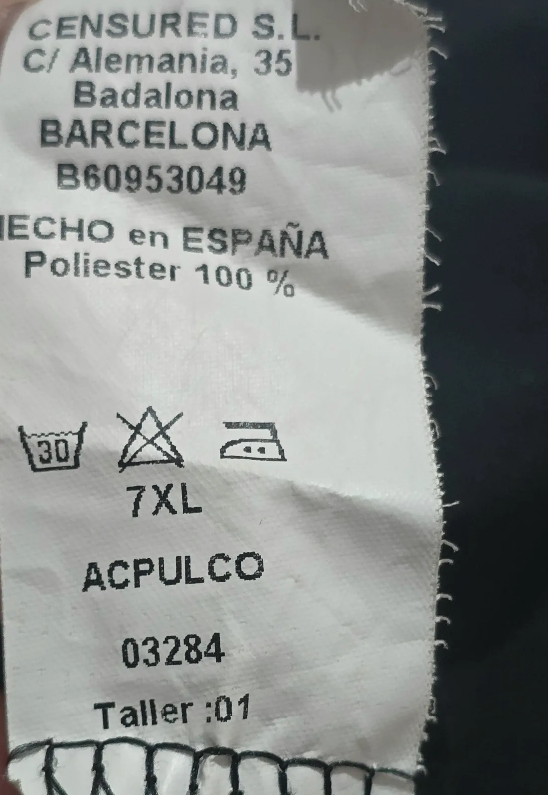 Mono largo negro de tirantes anchos T. 7XL 3