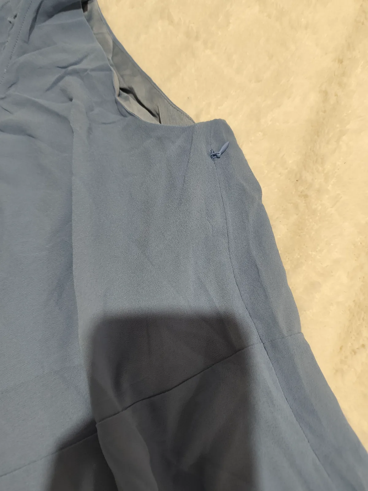 Elegante vestido asimétrico con volantes, talla XL 4