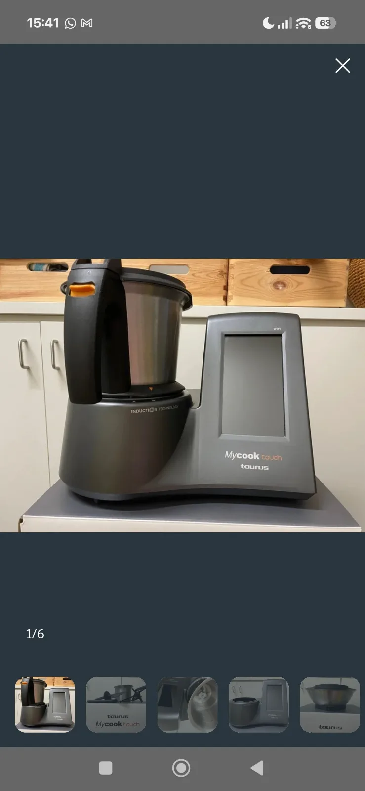 Robot de cocina mycook touch Taurus 3