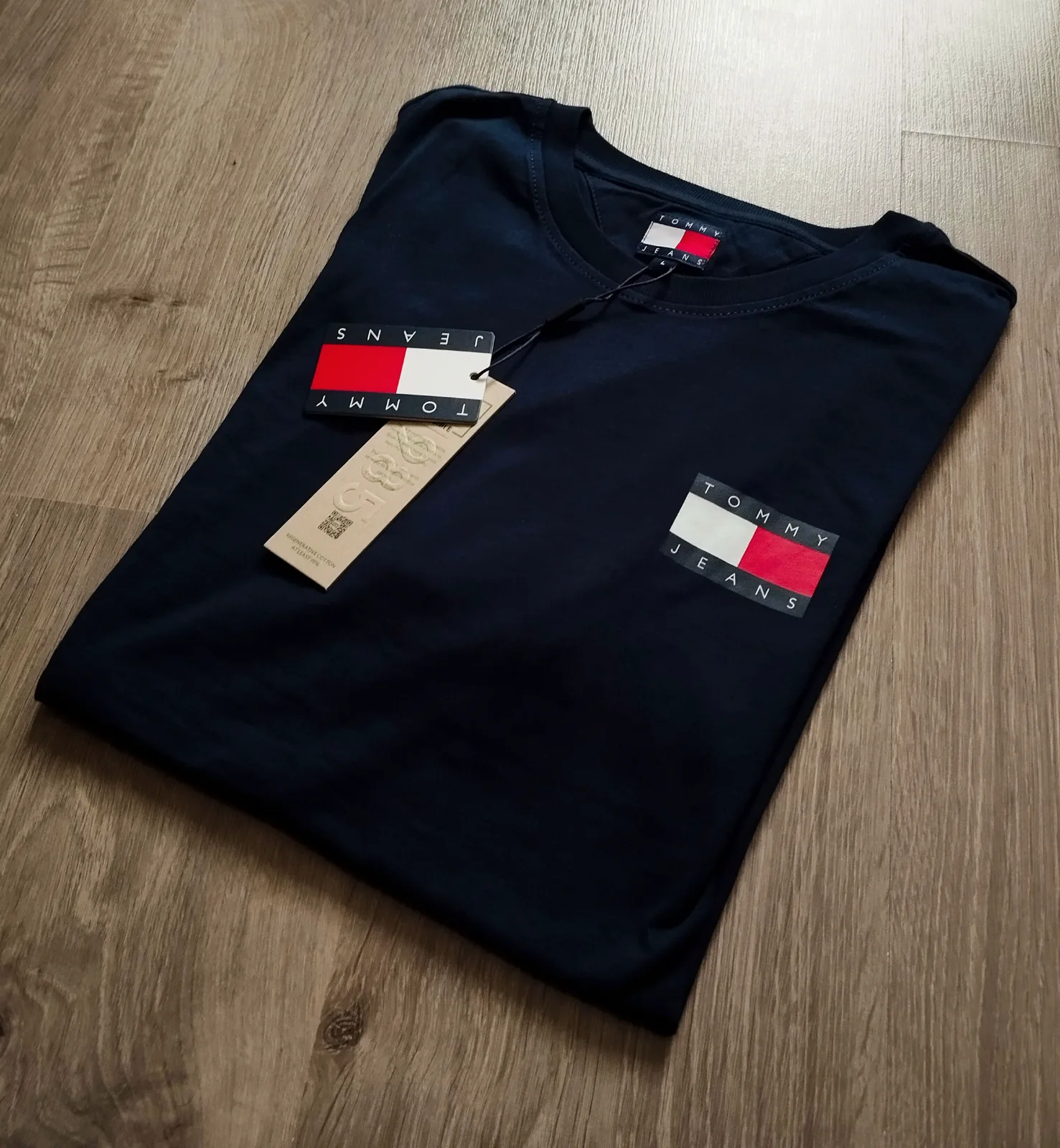 Tommy Jeans t-shirt men, size L, blue 1