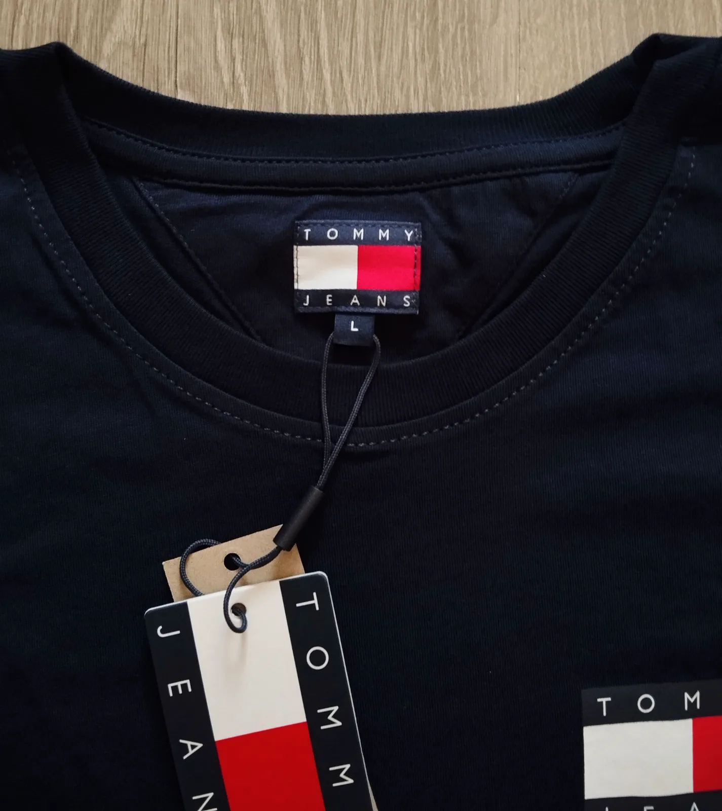 Tommy Jeans t-shirt men, size L, blue 3