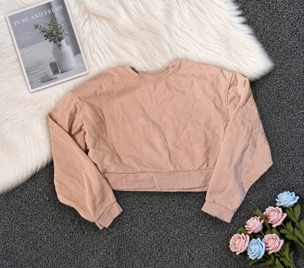 Bershka Cropped Meleg Pulóver 1