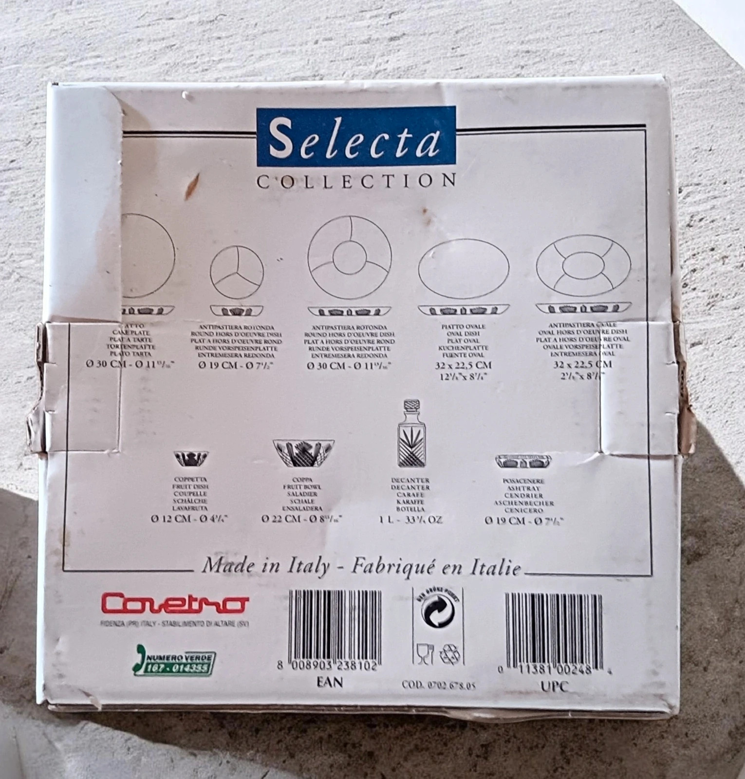 Selecta Collection – Cometa üveg előételes kínálótál 2