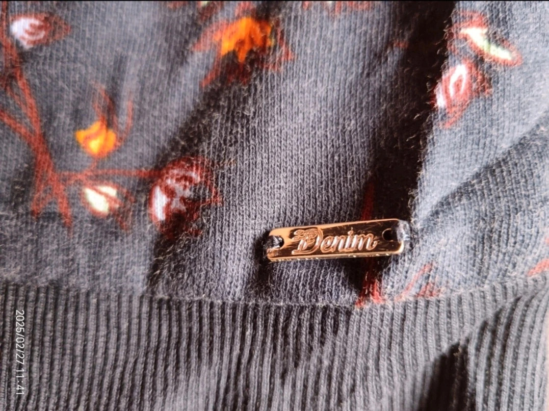Tom Tailor Denim virágmintás vékony pulóver 3