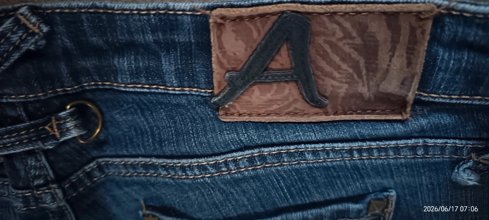 Amisu denim sötétkék farmernadrág 4