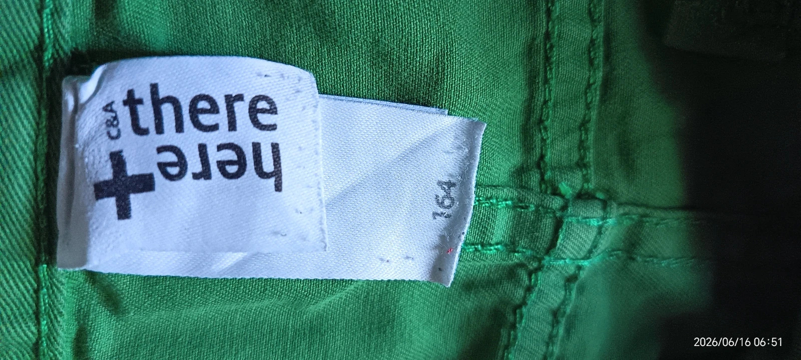 C&A vagány, élénkzöld nadrág 4