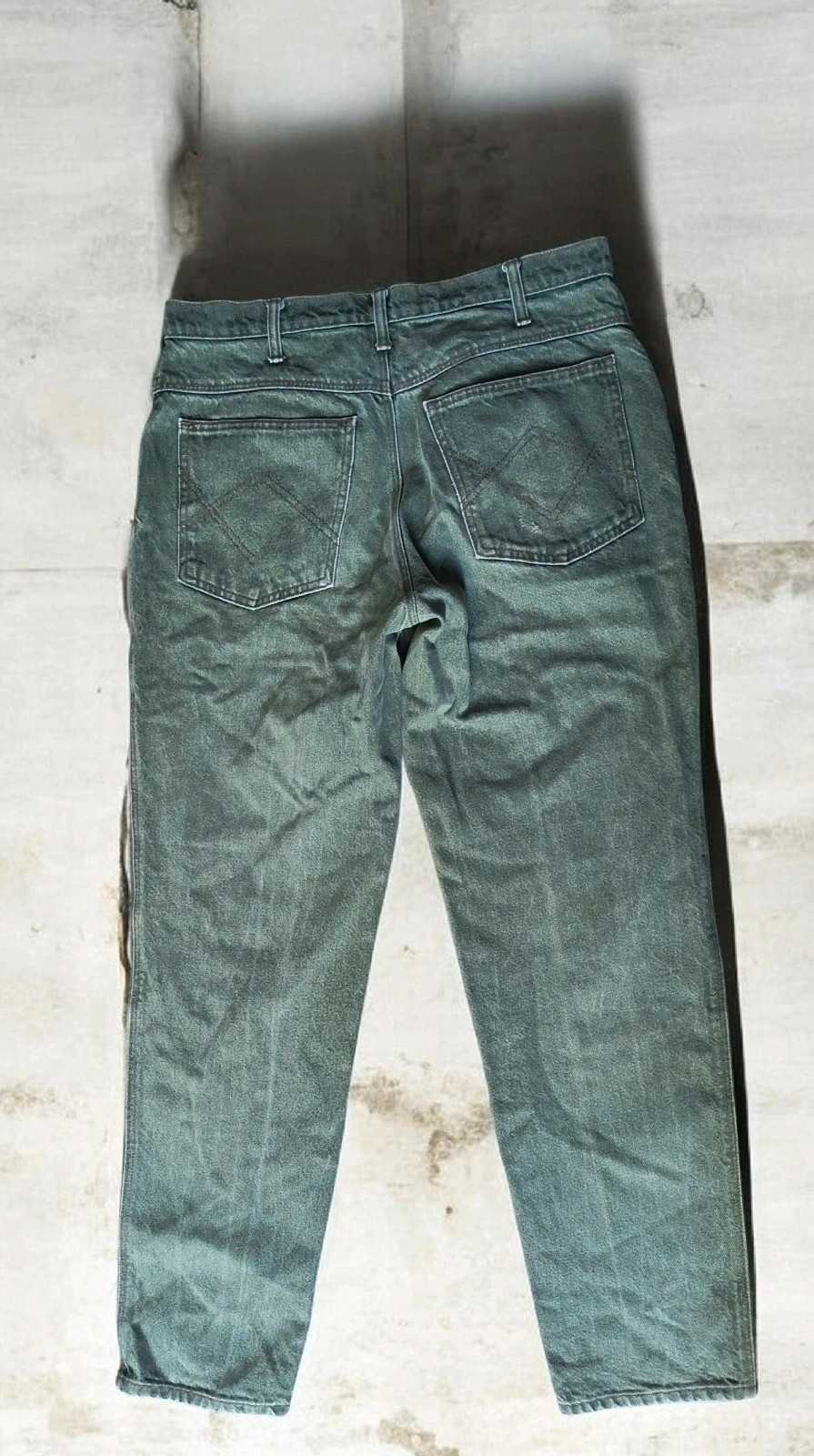 Vintage olívazöld/szürkészöld férfi farmernadrág 2