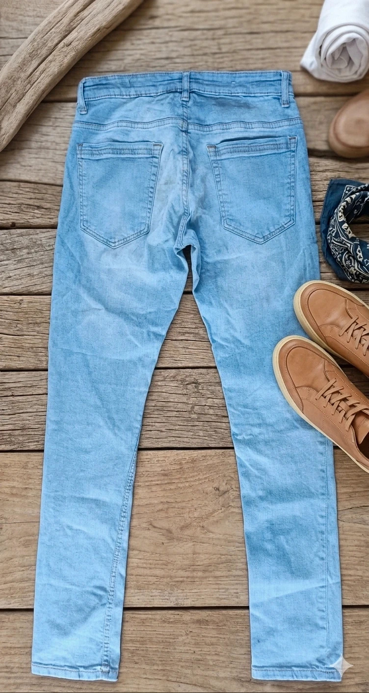 Denim 1982 Világoskék Slim-Fit Farmer 2