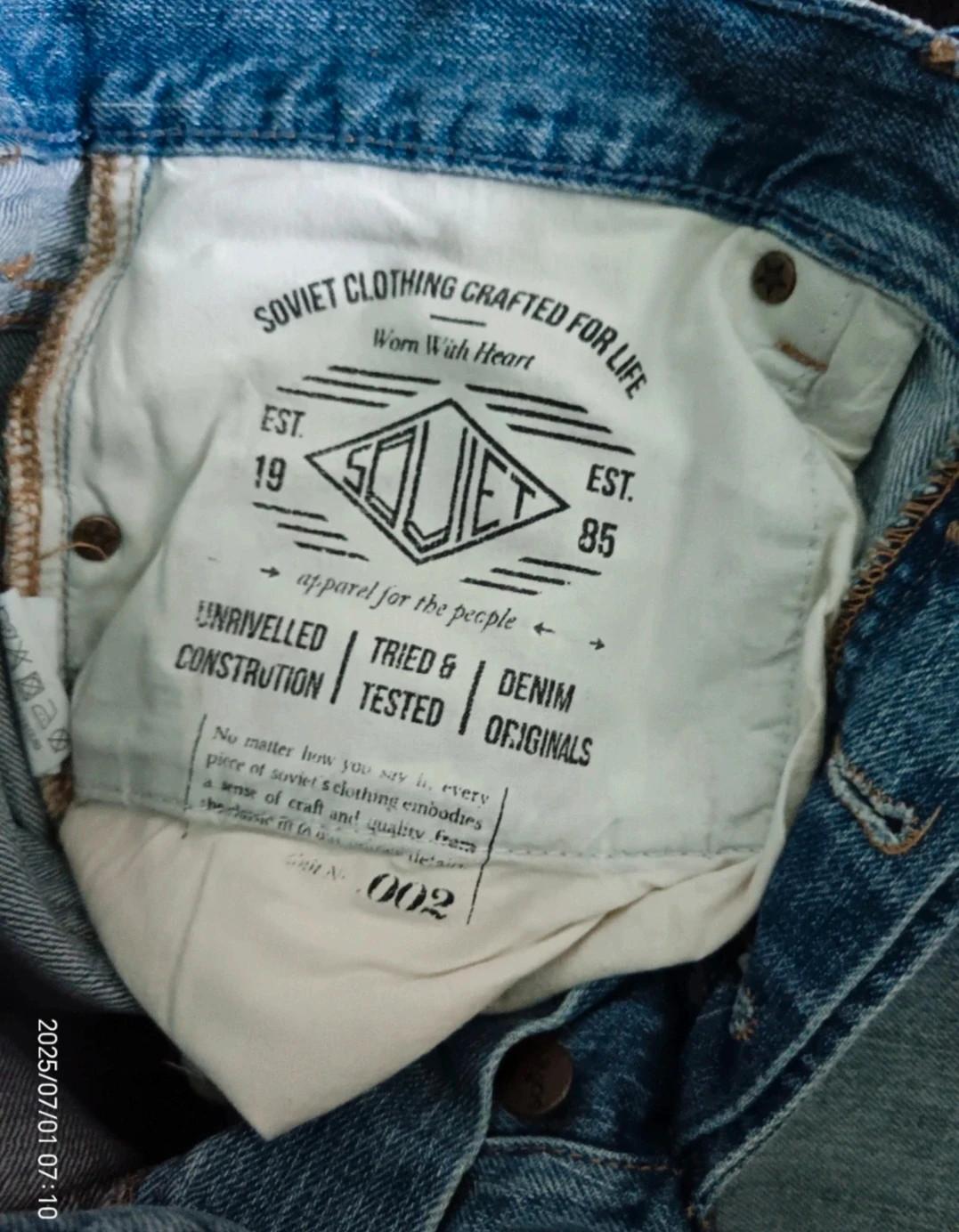 Soviet Denim prémium farmer rövidnadrág 4