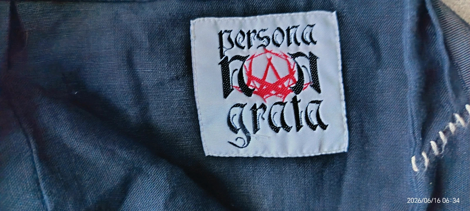 Persona Non Grata 100% Lenvászon Alternatív Szoknya 4