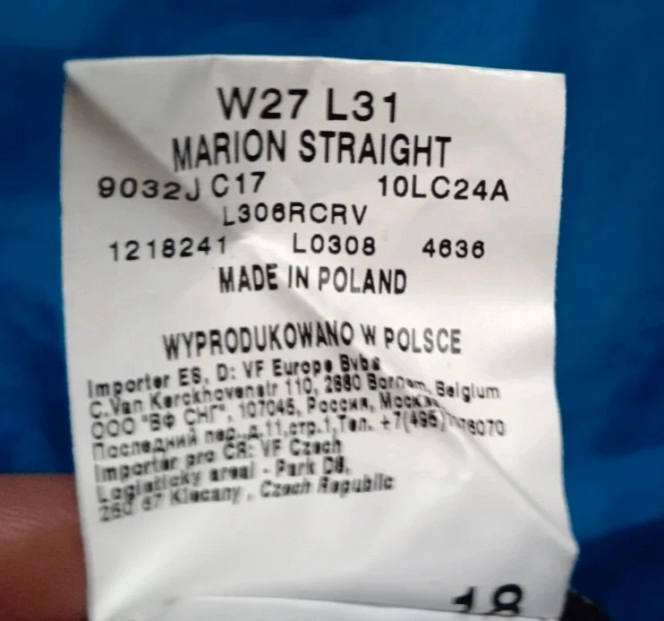 Lee Marion Straight női farmernadrág 3
