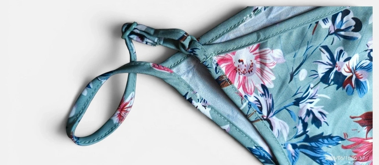 SHEIN virágmintás spagettipántos top/trikó 2