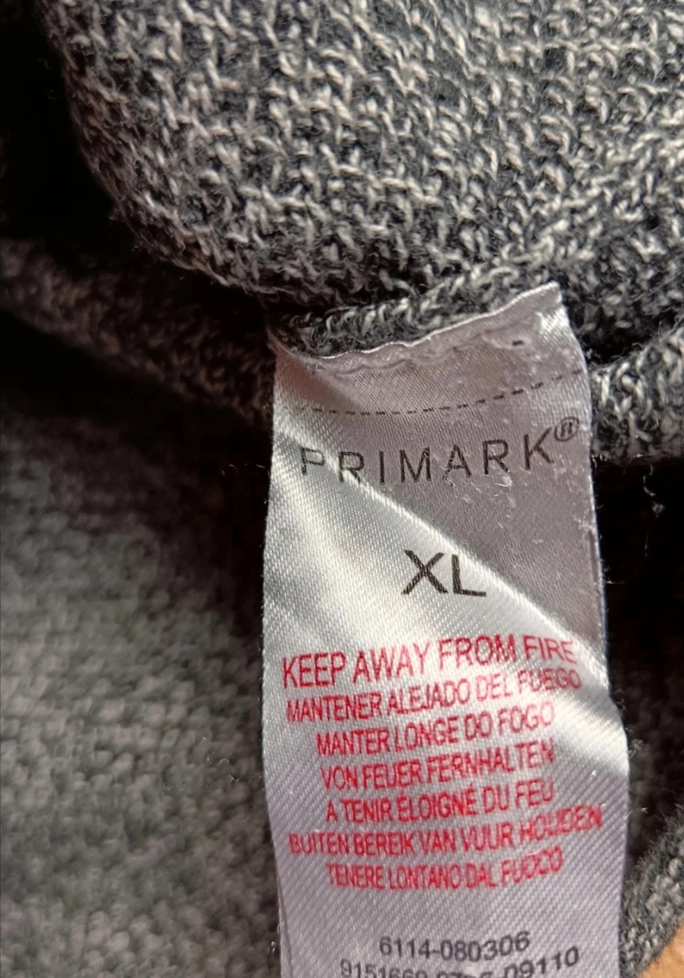 Primary melírozott kötött pulóver 3