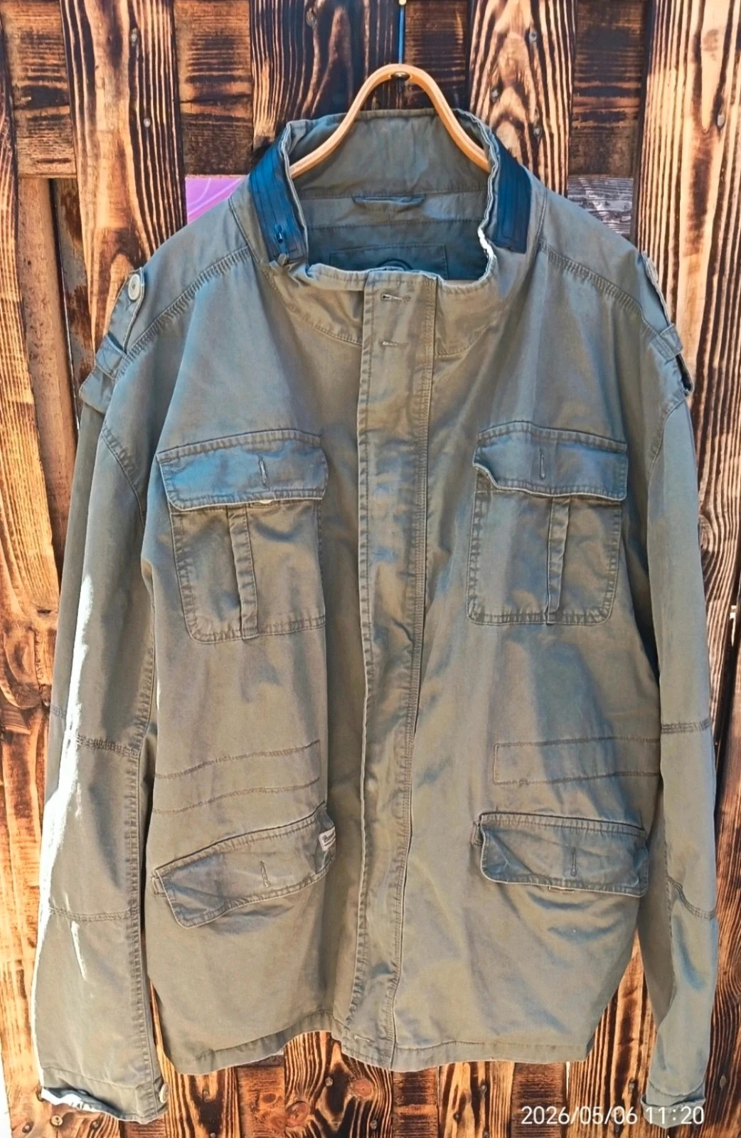 5XL-es Brandit Vintage M65 jellegű férfi kabát 3