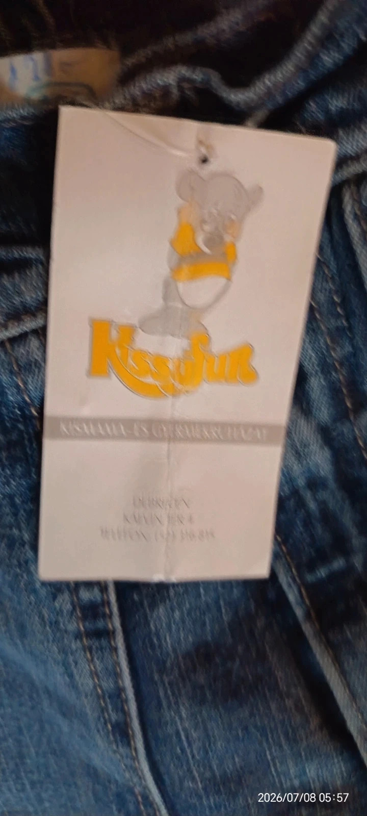 Új, címkés Kossfur farmernadrág 3