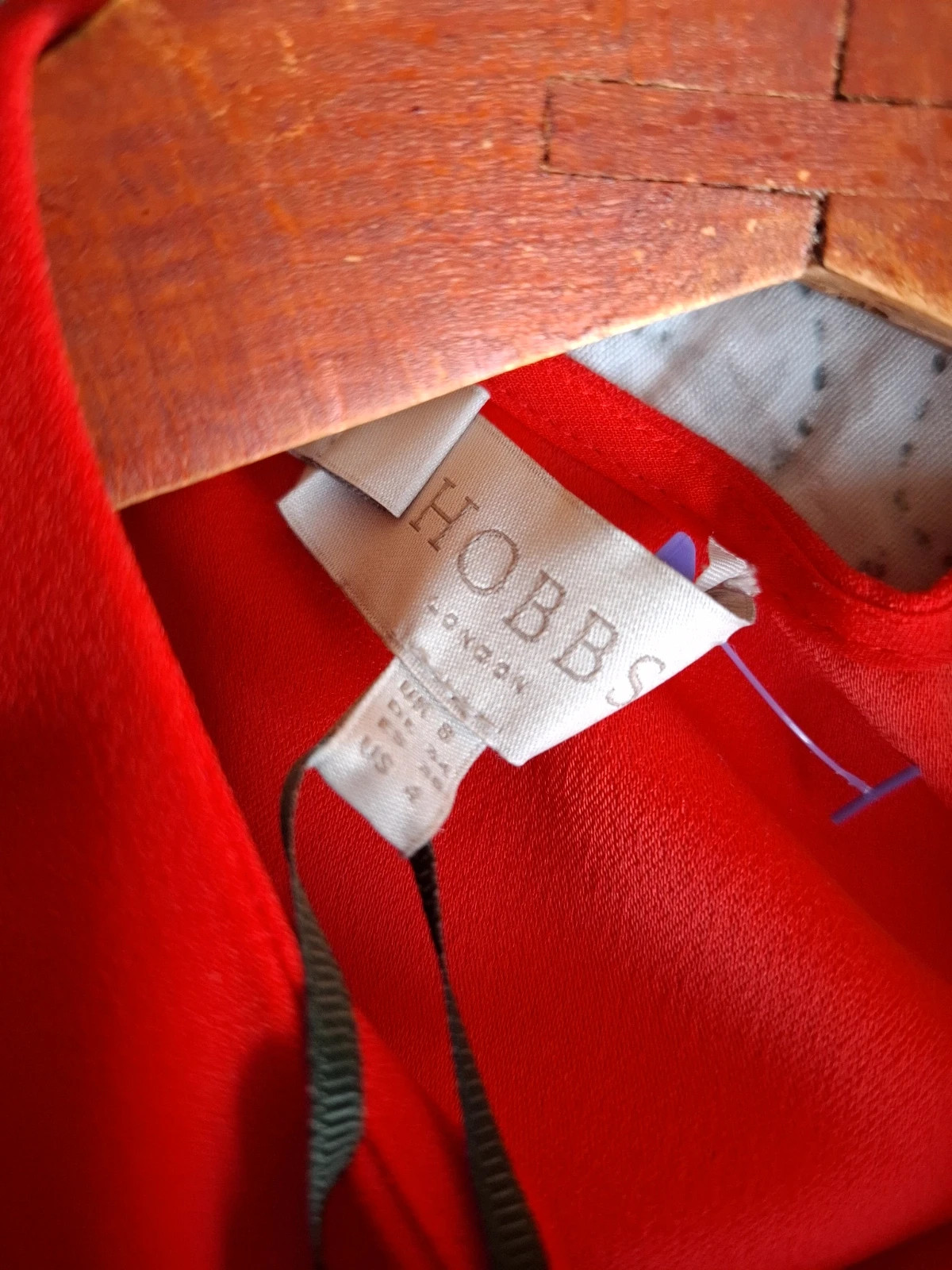 Hobbs női ruha piros színű - Carla dress tangerine 3