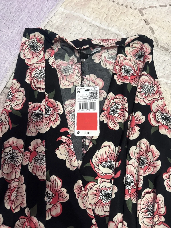 Vestido corto mango 2