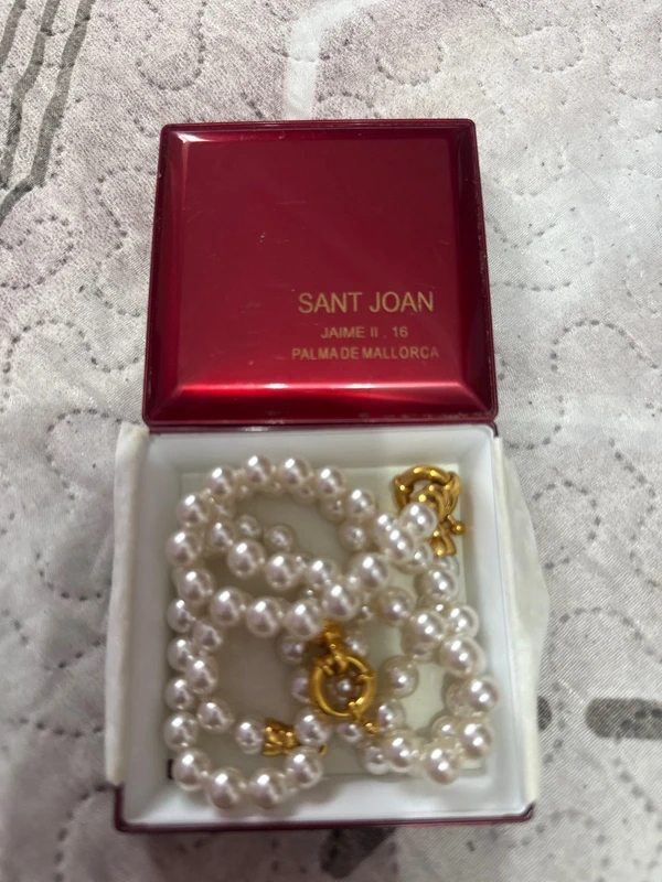 Conjunto perlas de Majorica 1