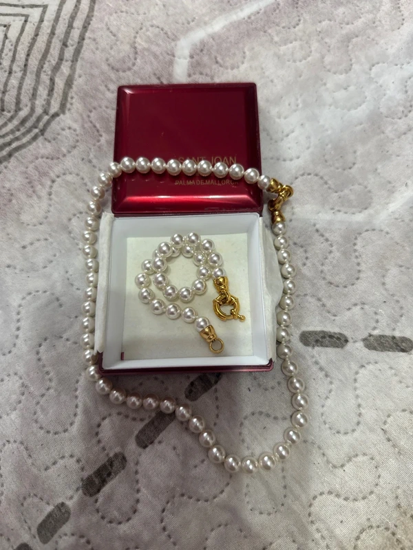 Conjunto perlas de Majorica 2