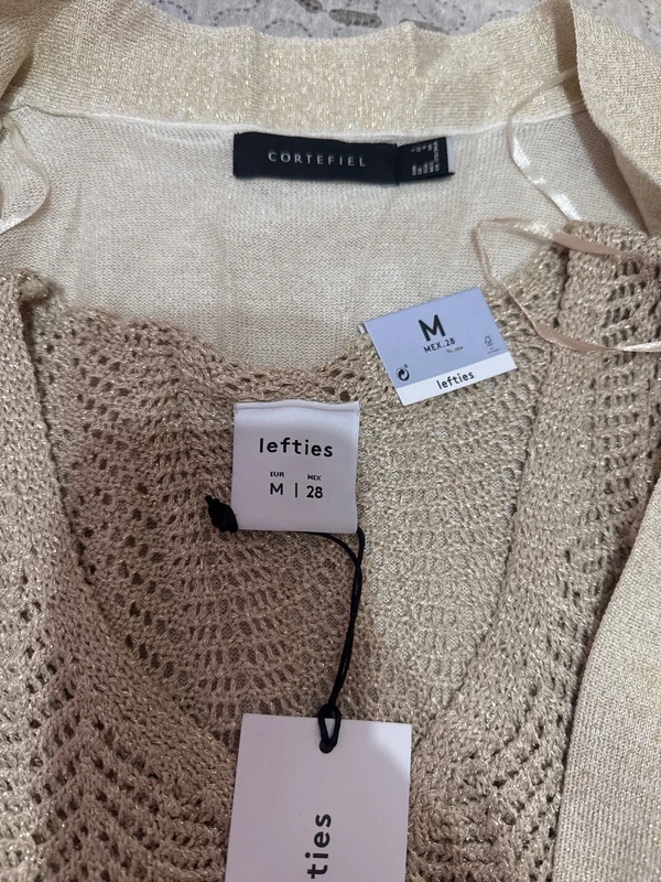 Cardigan con top de encaje 2