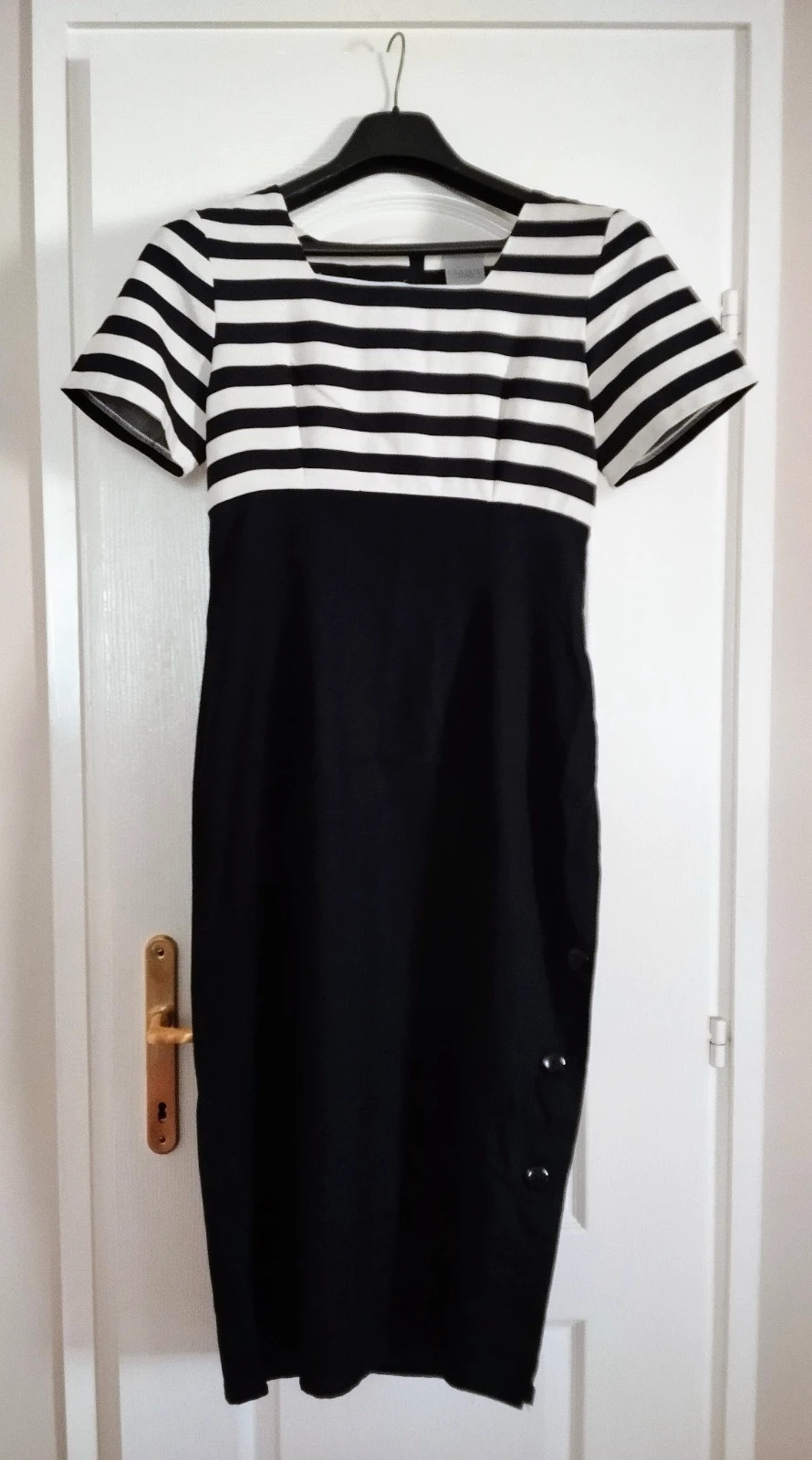 Classic Women – Elegáns Tengerész Stílusú Midi Ruha 1