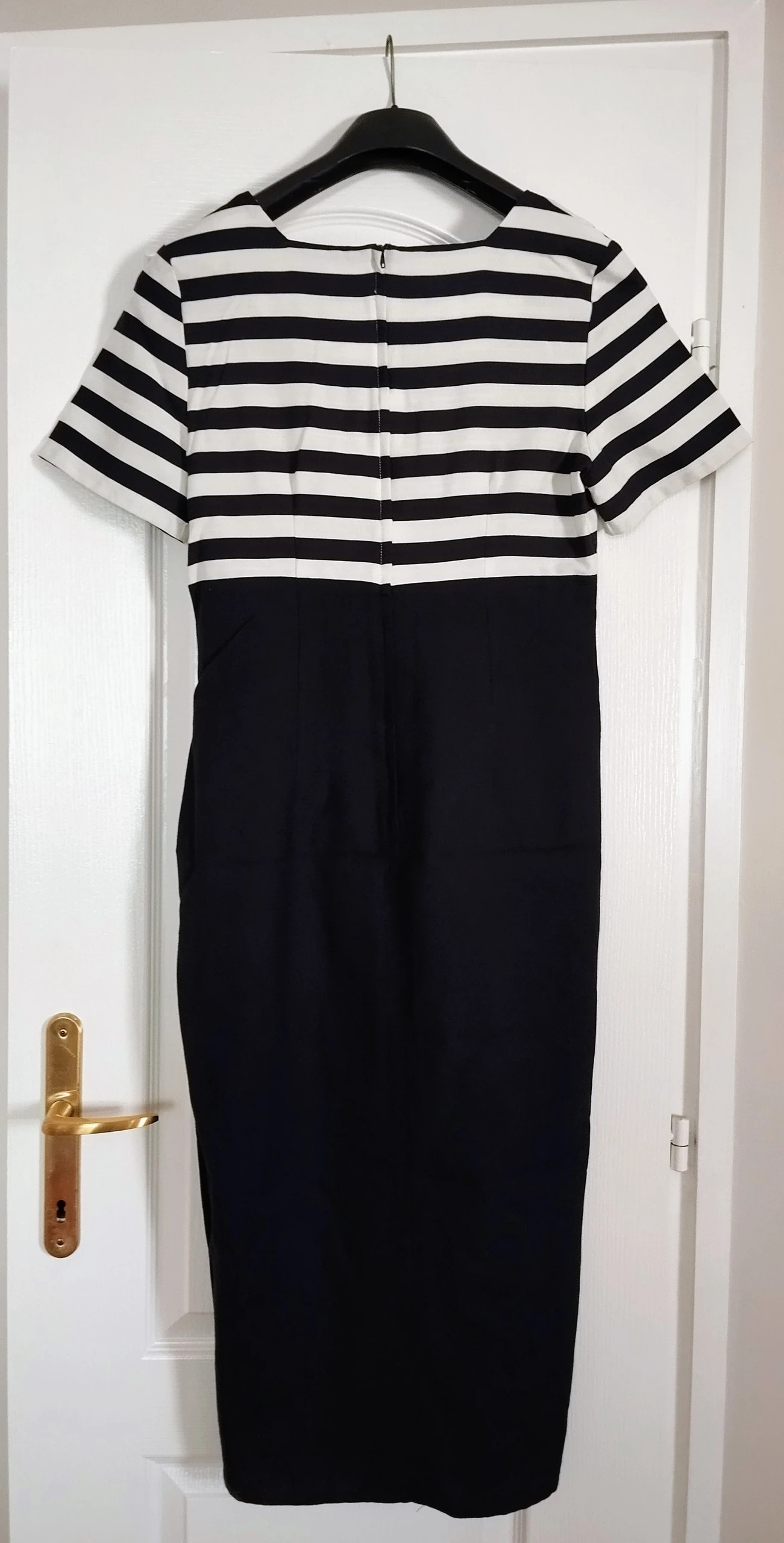 Classic Women – Elegáns Tengerész Stílusú Midi Ruha 2
