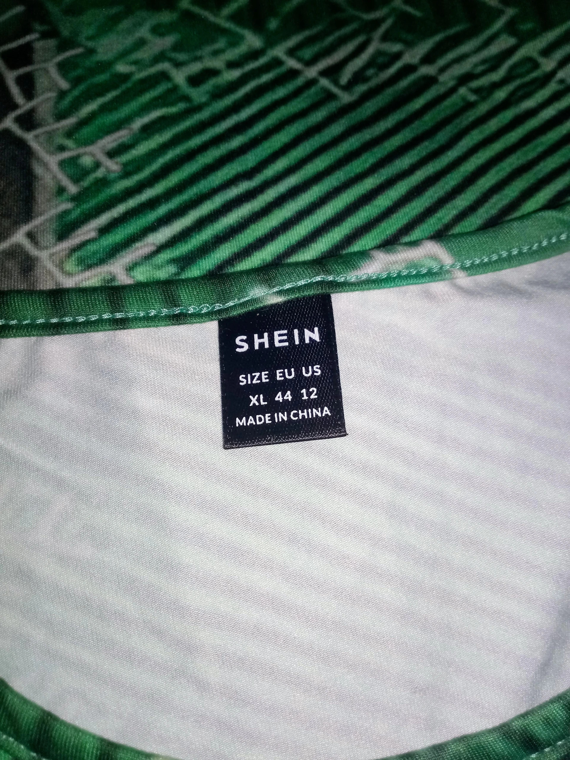 Zöld patchwork mintás ruha 4