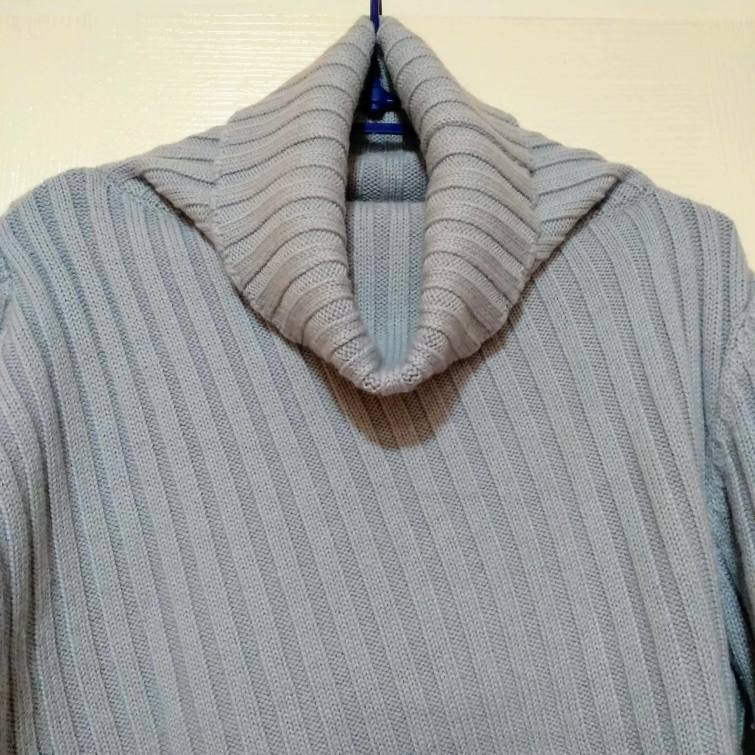 Hema márkájú acélkék pulóver 2