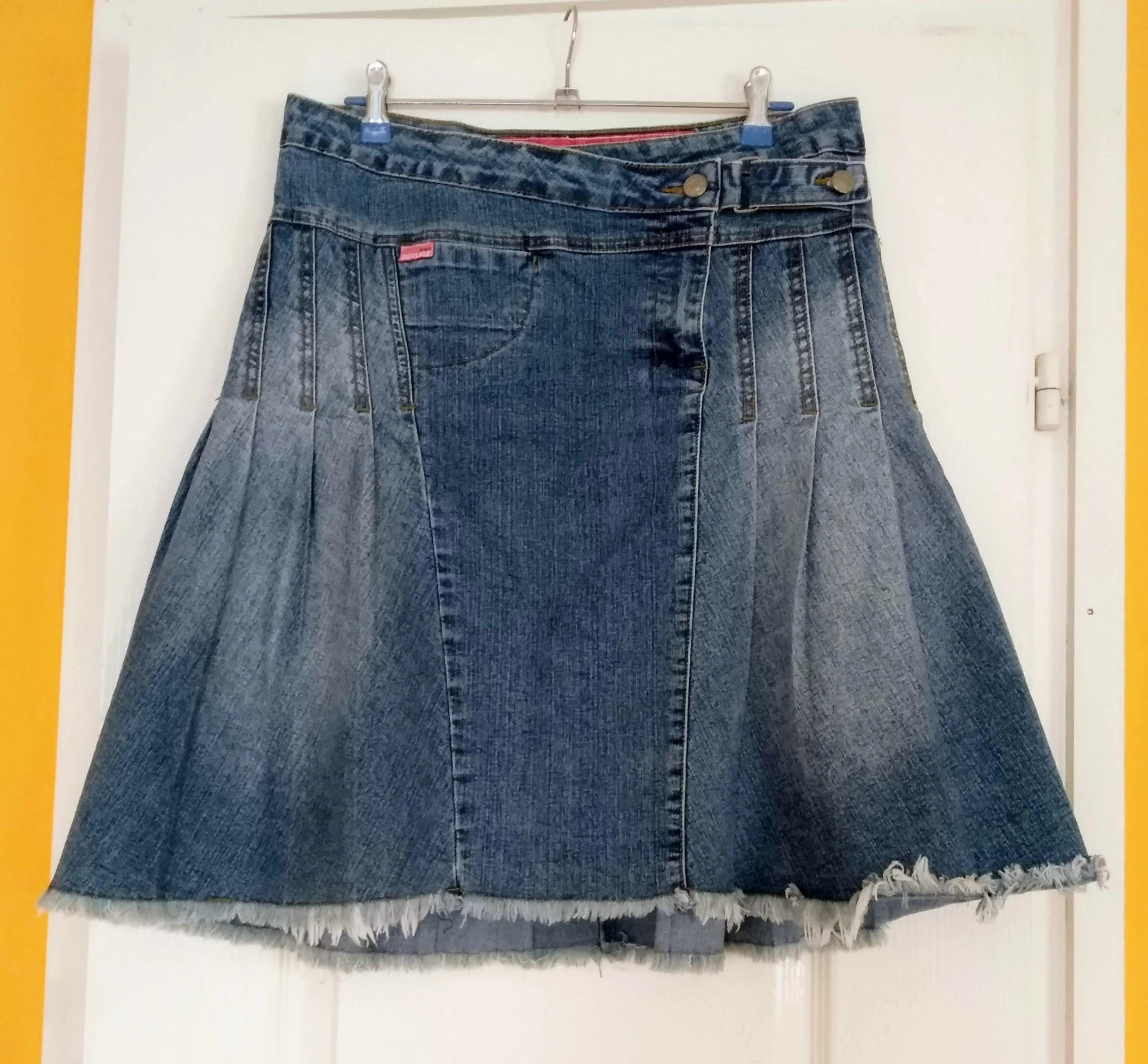 Refuge Jeans rojtos aljú farmerszoknya 1