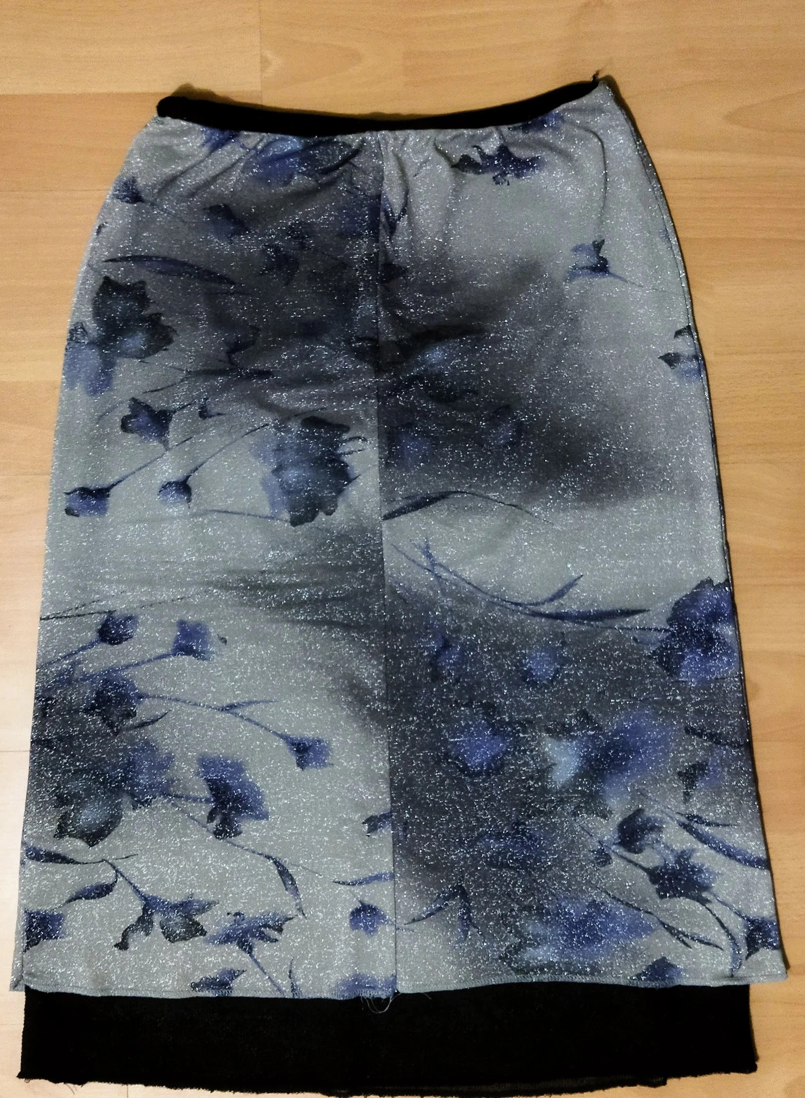 Lurex midi szoknya 2