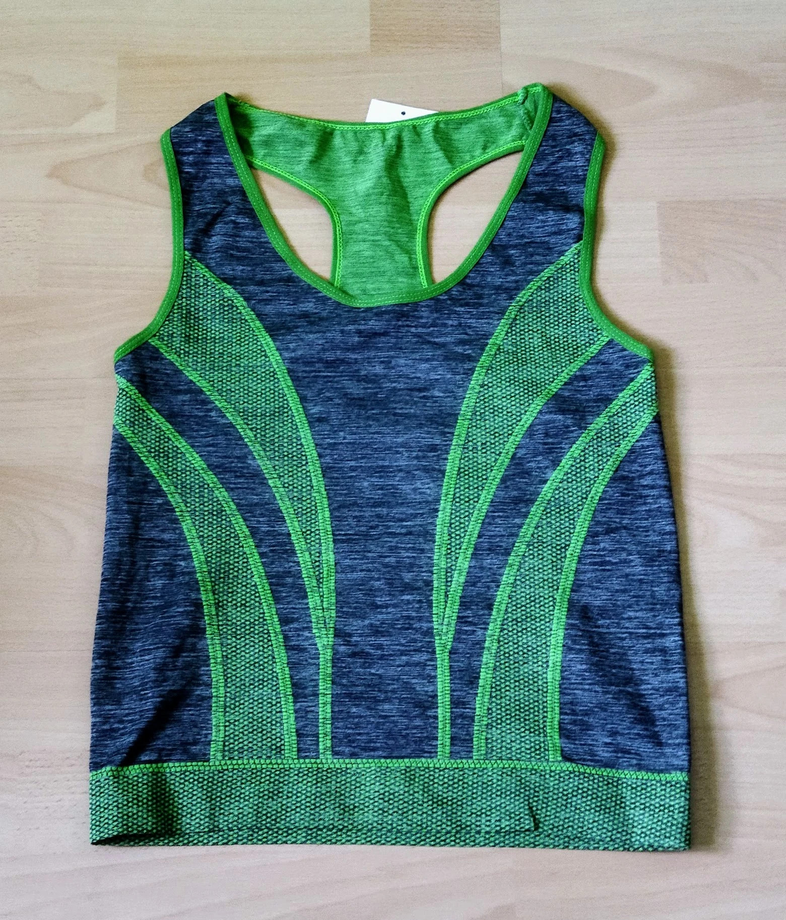 Szürke-zöld fitness szett 4