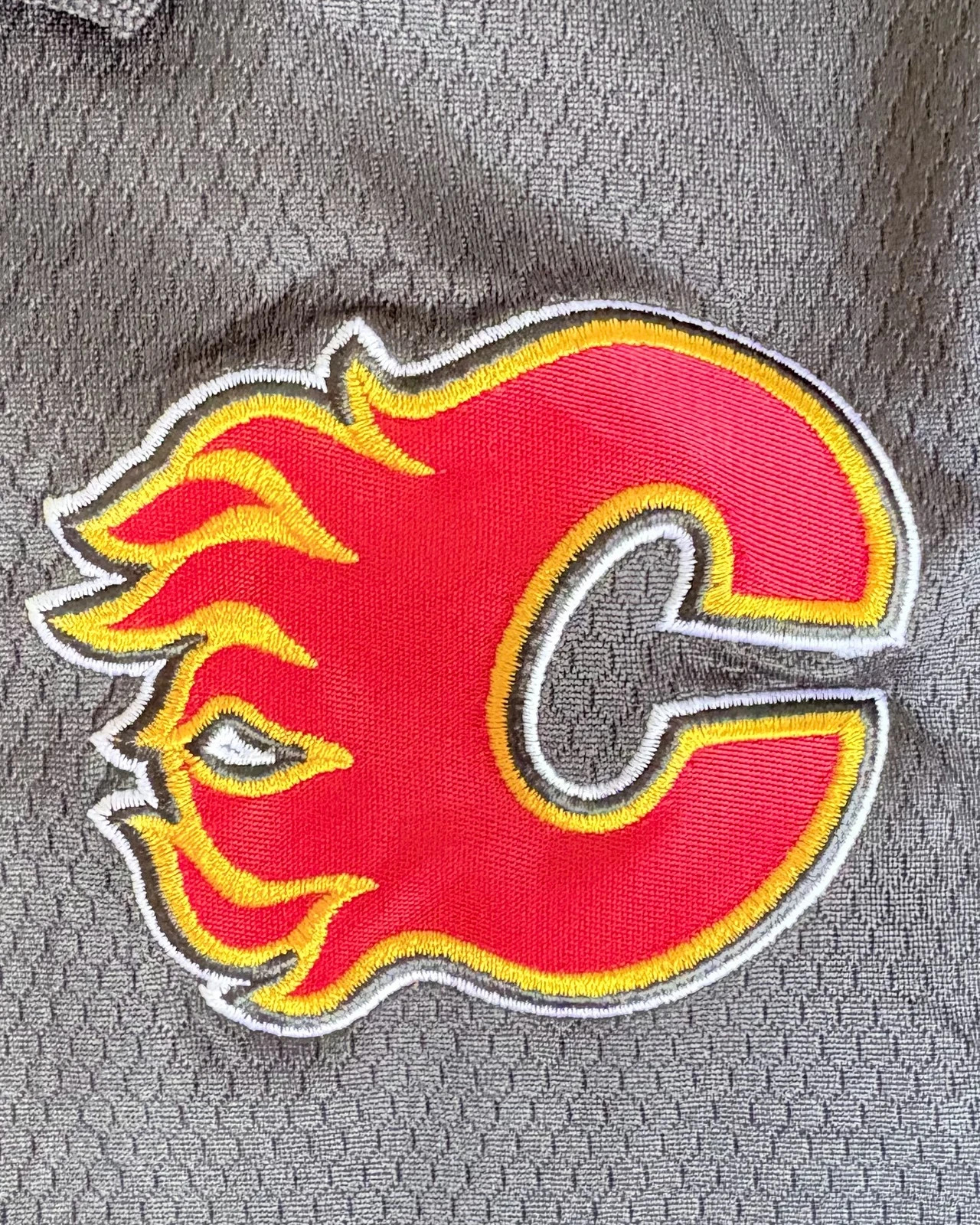Reebok NHL Calgary Flames PlayDry Polo XL • Hockey • Sportswear • Athleisure • Center Ice Collection 4