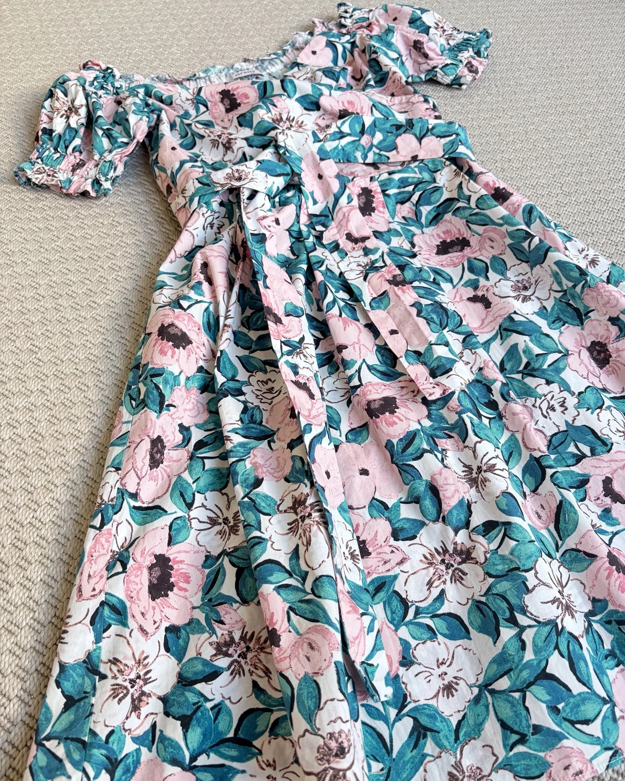 Orsay Virágmintás Nyári Ruha 100% Pamut • Cottagecore • Romantic • Milkmaid • Garden Party • XS/S 2