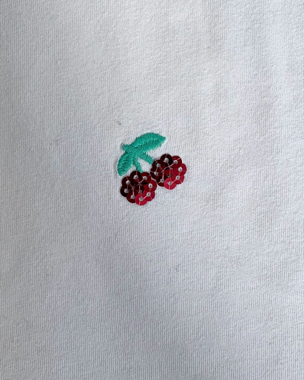H&M Cherry Embroidered T-Shirt • French Girl • Cottagecore • Cotton • 134/140 2