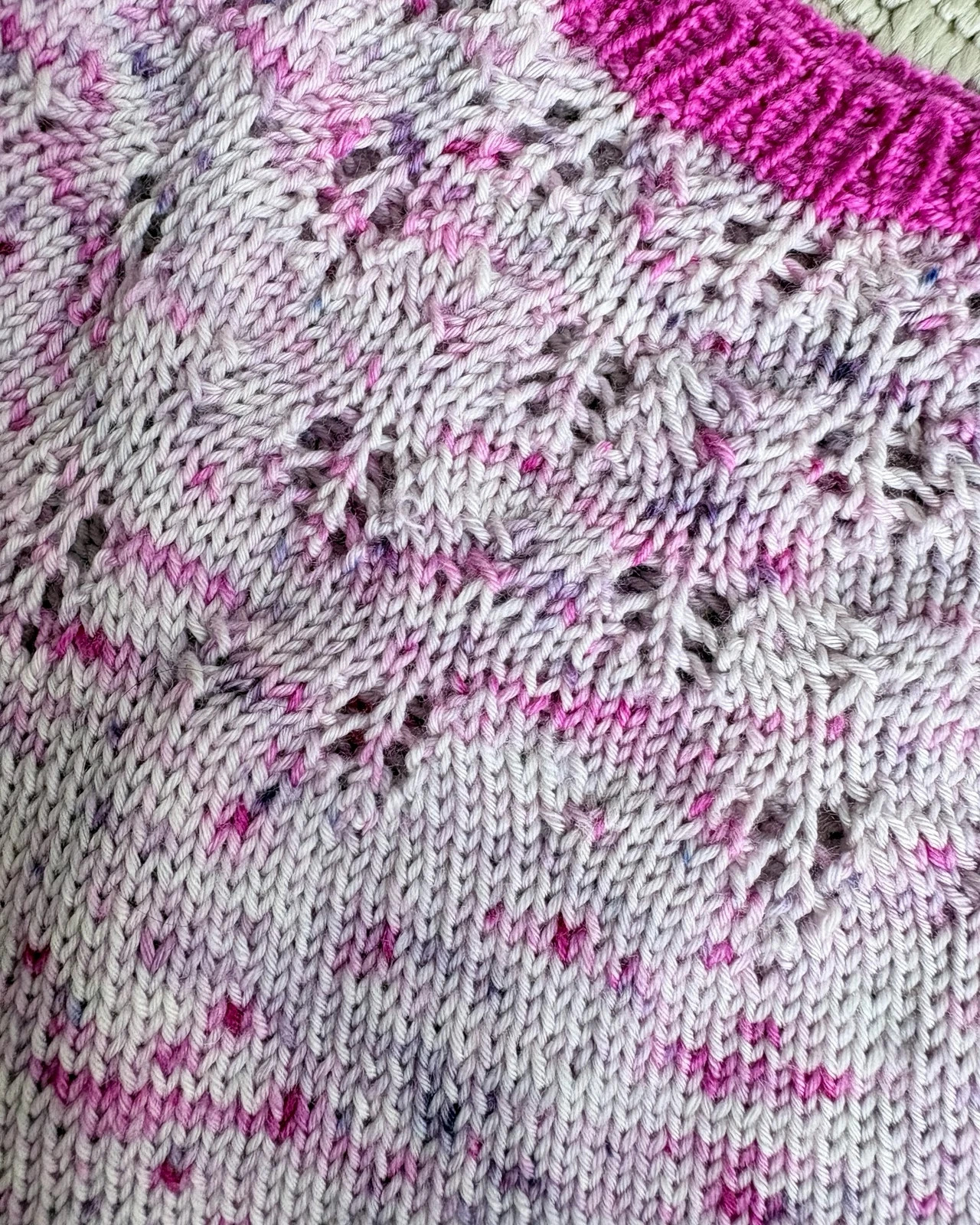 Hand Knit Merino Top • Cottagecore • Handmade • Girls Sweater • Lace Knit 3