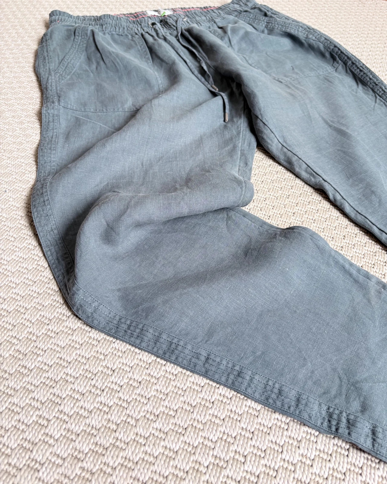 CECIL Linen Trousers XL/XXL• Coastal Capsule • Old Money • 100% Linen Look • Drawstring Summer Pants 2