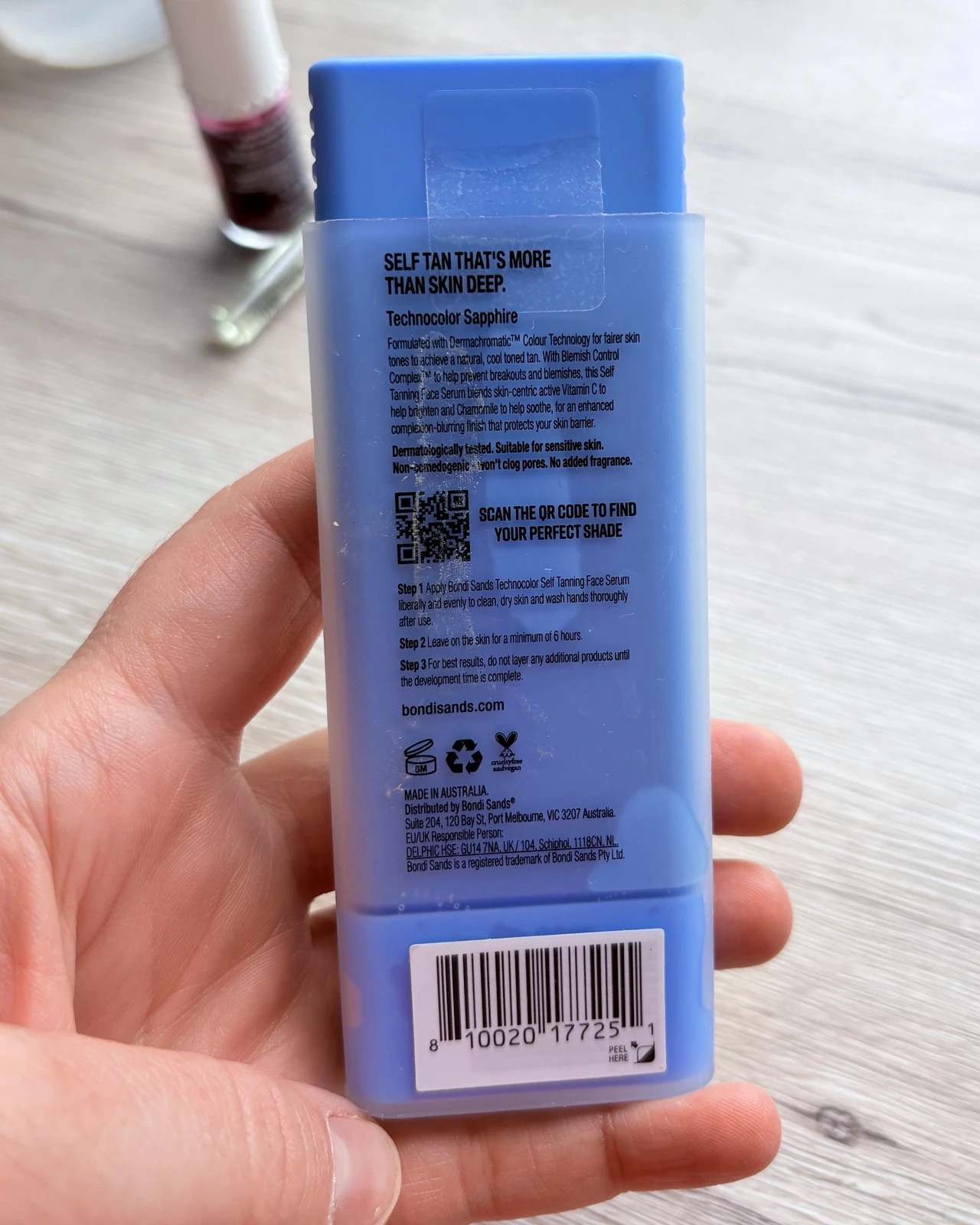 Bondi Sands Technocolor Face Serum Sapphire önbarnító szérum arcra 50 ml 2