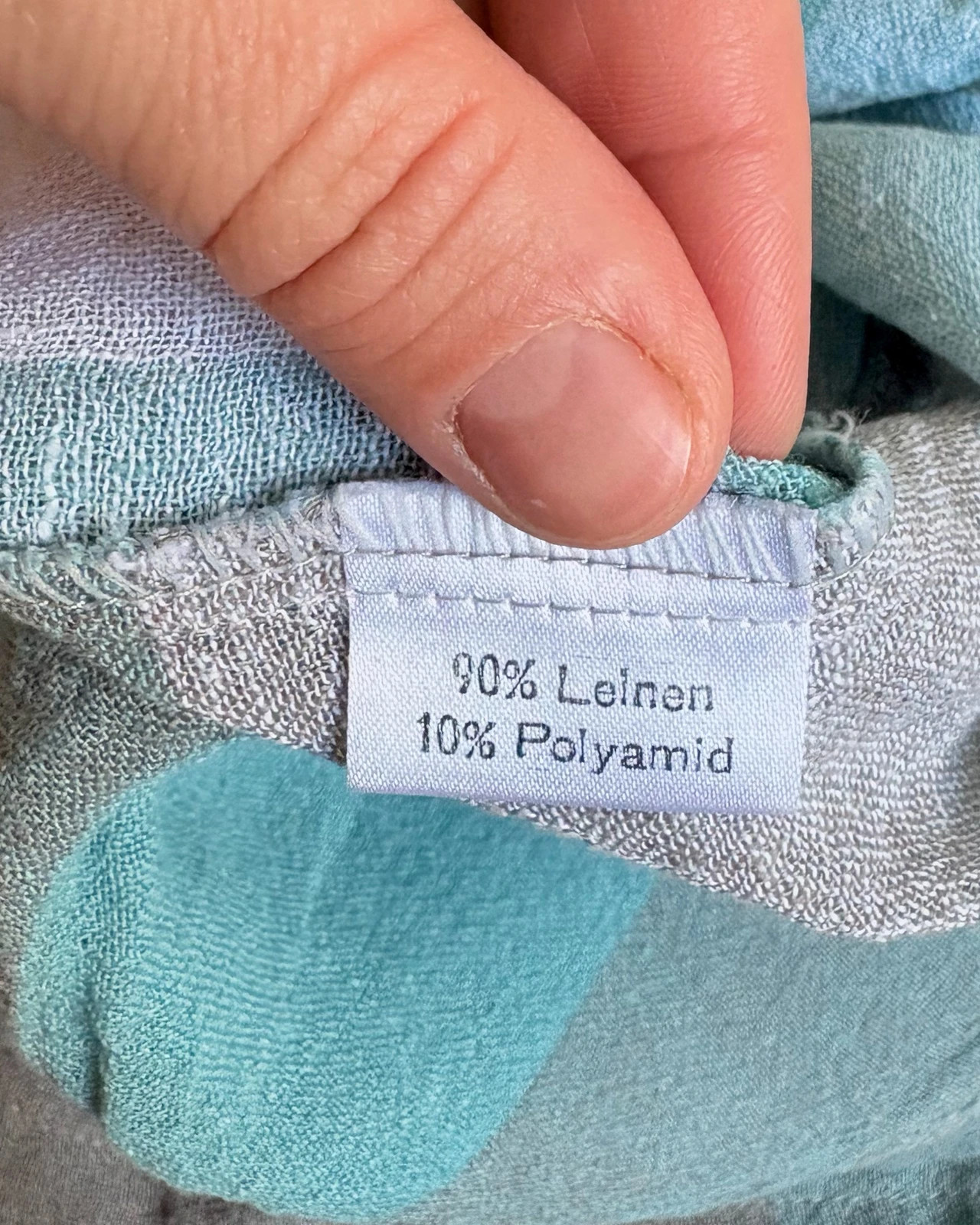 Hopsack len tunika L | lagenlook coastal linen jacket oversized 4