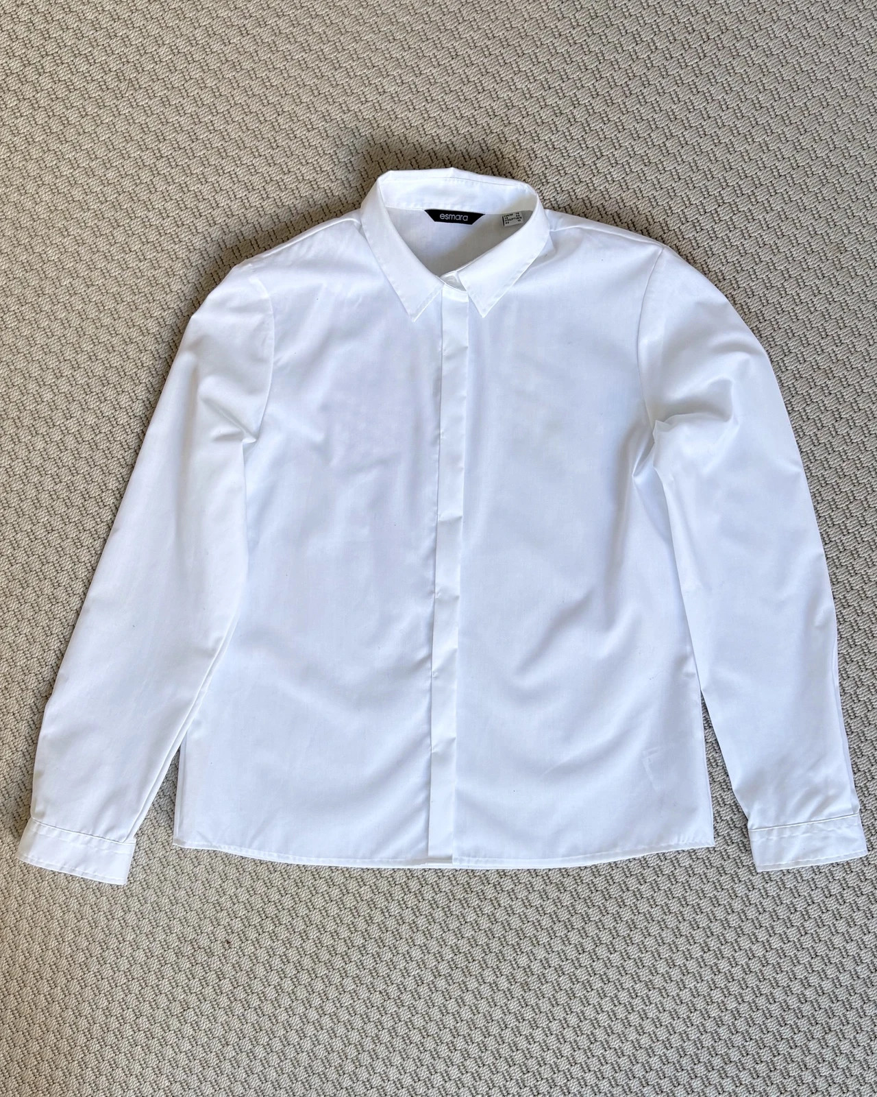 Esmara hófehér 100% pamut ing 38/40 | clean girl office capsule shirt 1