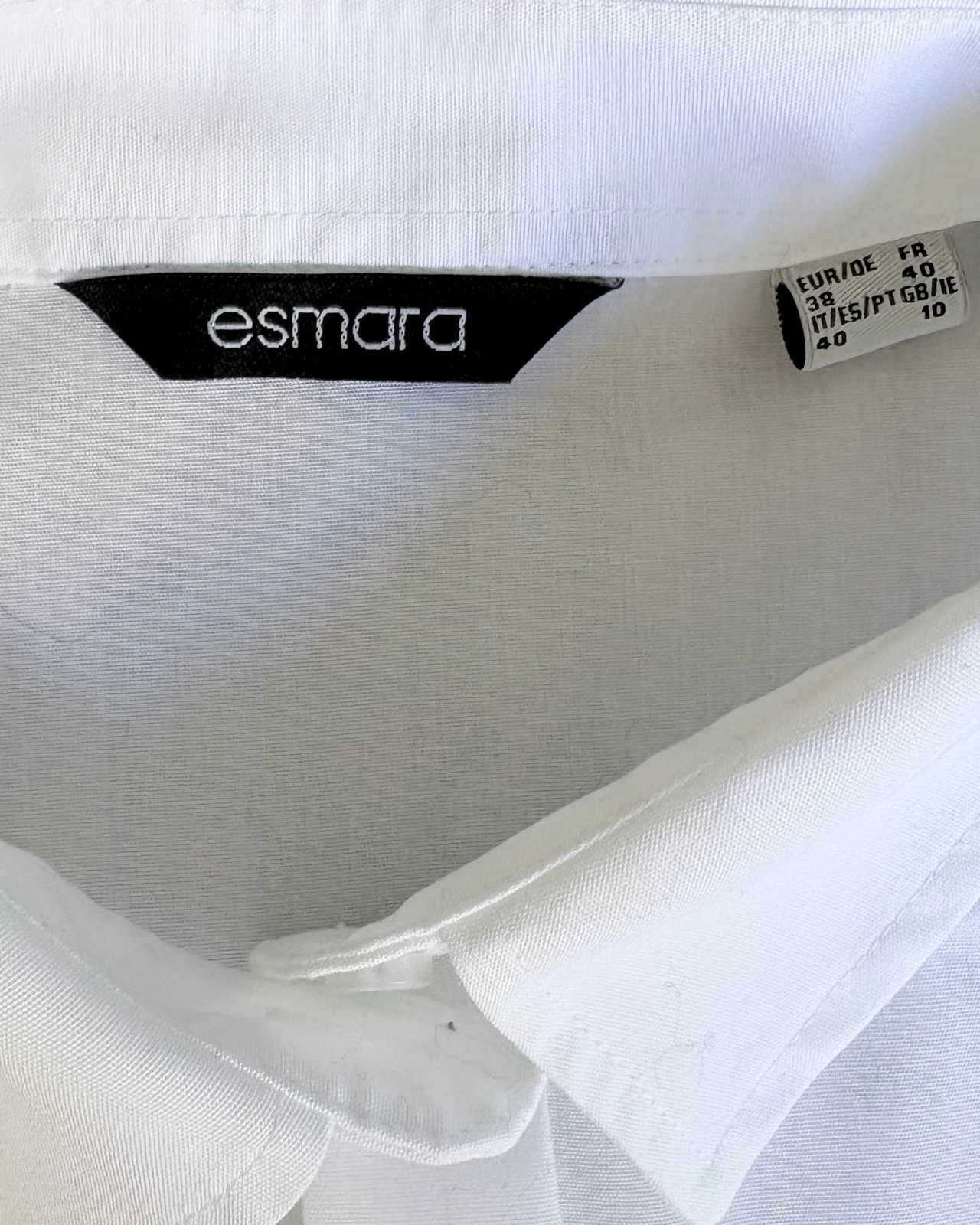 Esmara hófehér 100% pamut ing 38/40 | clean girl office capsule shirt 3