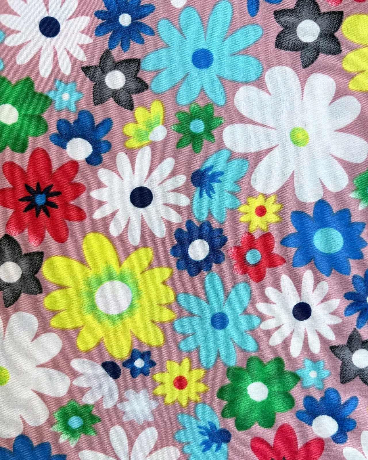 Vintage M flower power ruha 60s 70s cottagecore festival occasionwear 3