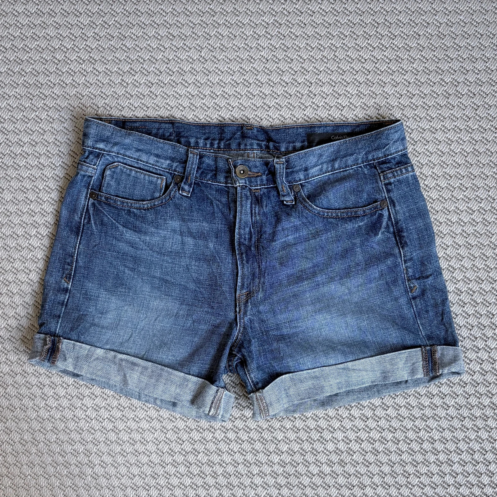 Calvin Klein Jeans Y2K farmer short W29 S/M 100% pamut denim 1
