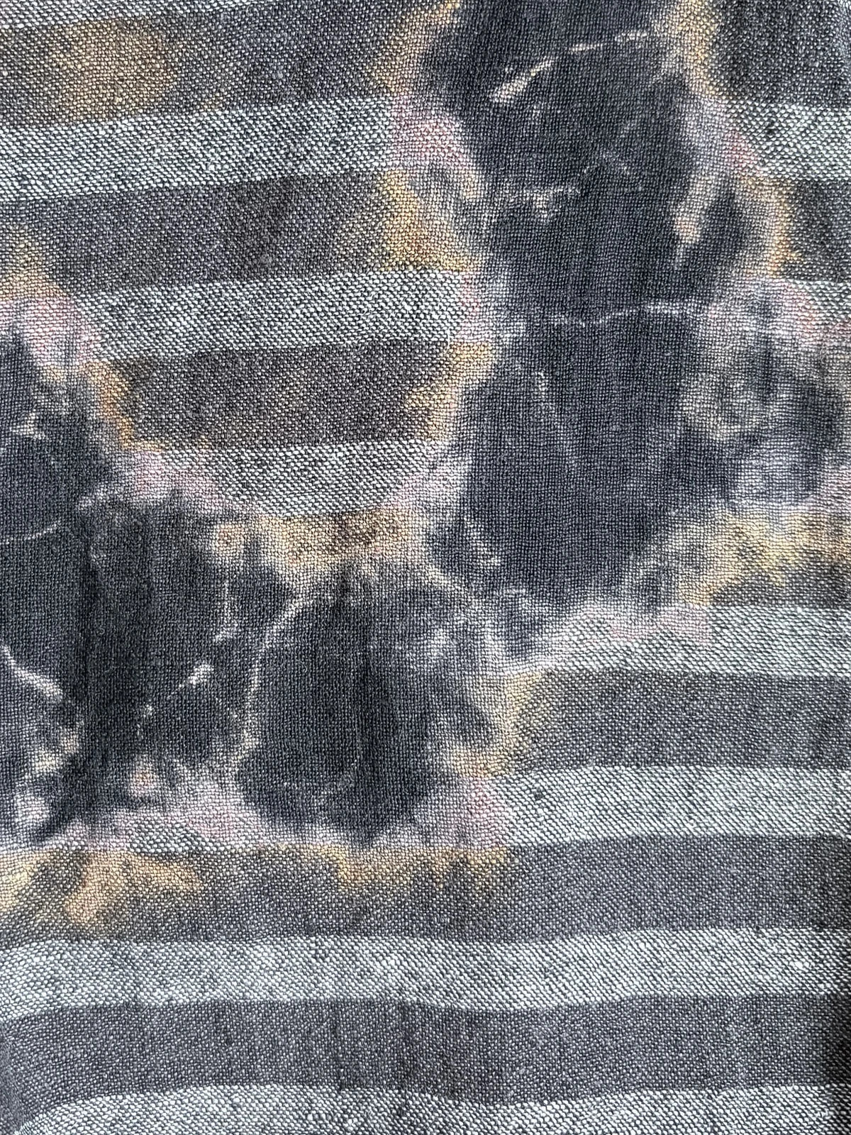 Suzusan Shibori Linen Shirt M | Made in Japan | SS23 Cycle | Japanese Designer | Artisan Linen Shirt 4