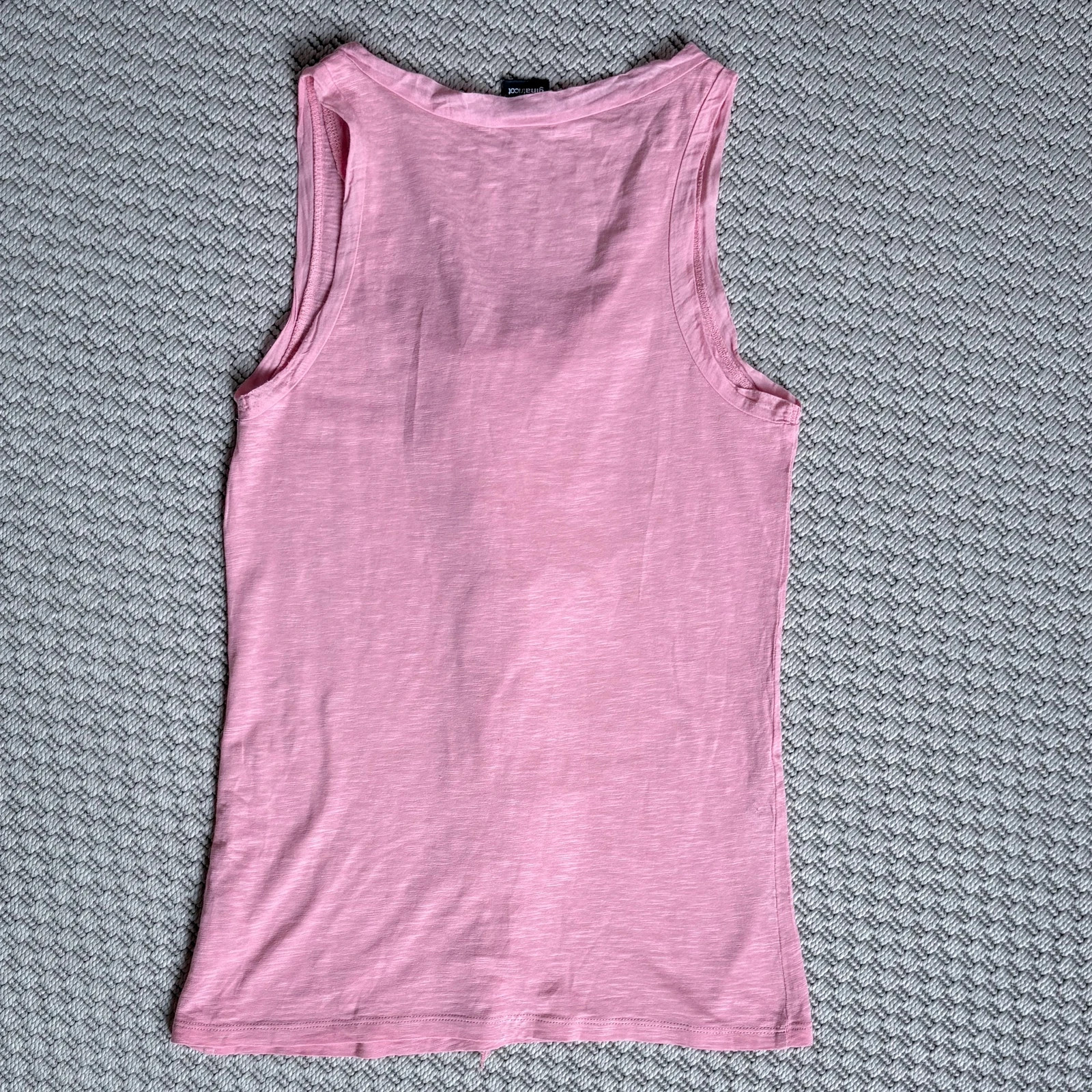 Gina Tricot - Jenny Tank fodros ujjatlan felső S – rózsaszín 100% pamut | feminine coquette top 4