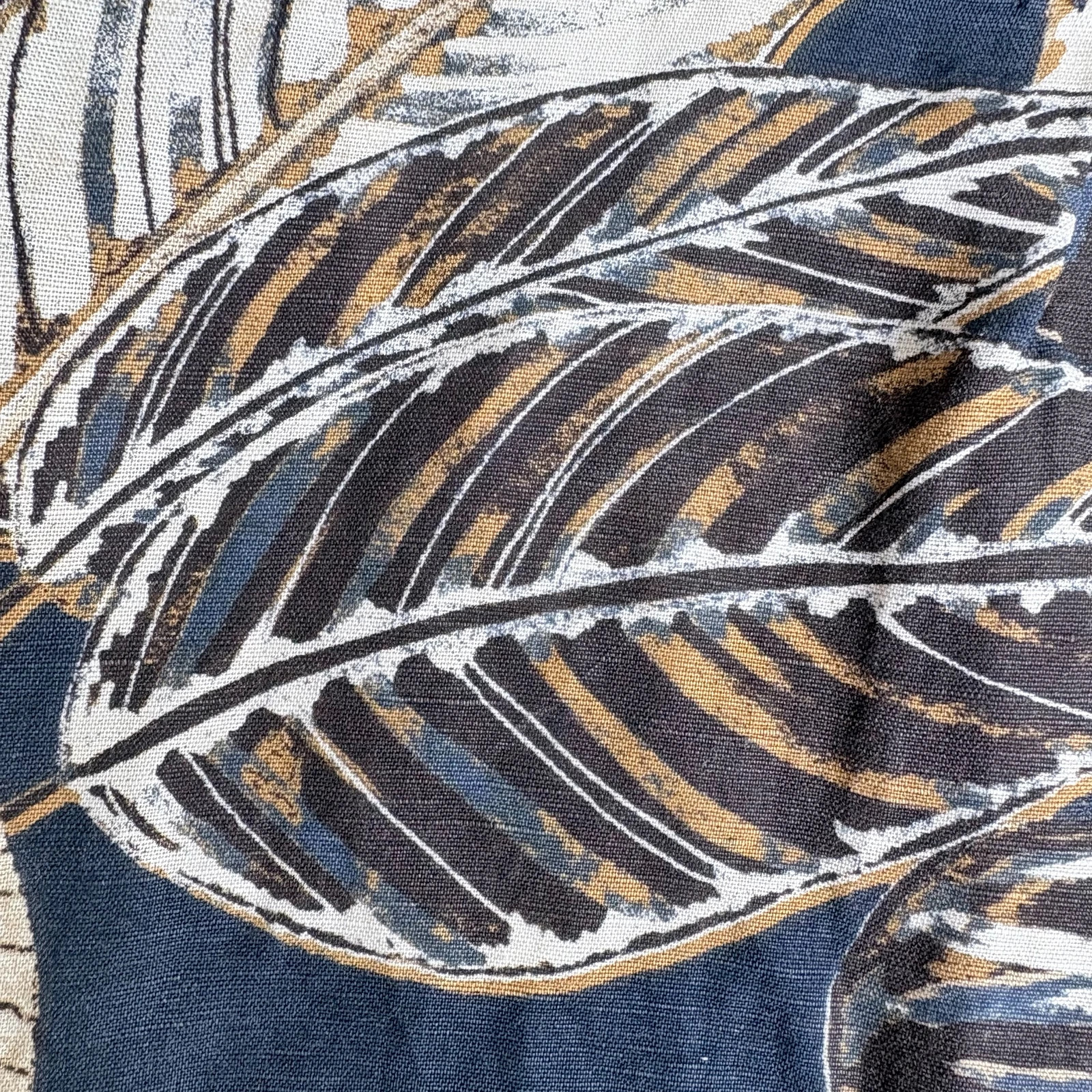 Lenvászon botanical print blúz • 38 • natural resort vibe summer linen basic capsule minimal 4