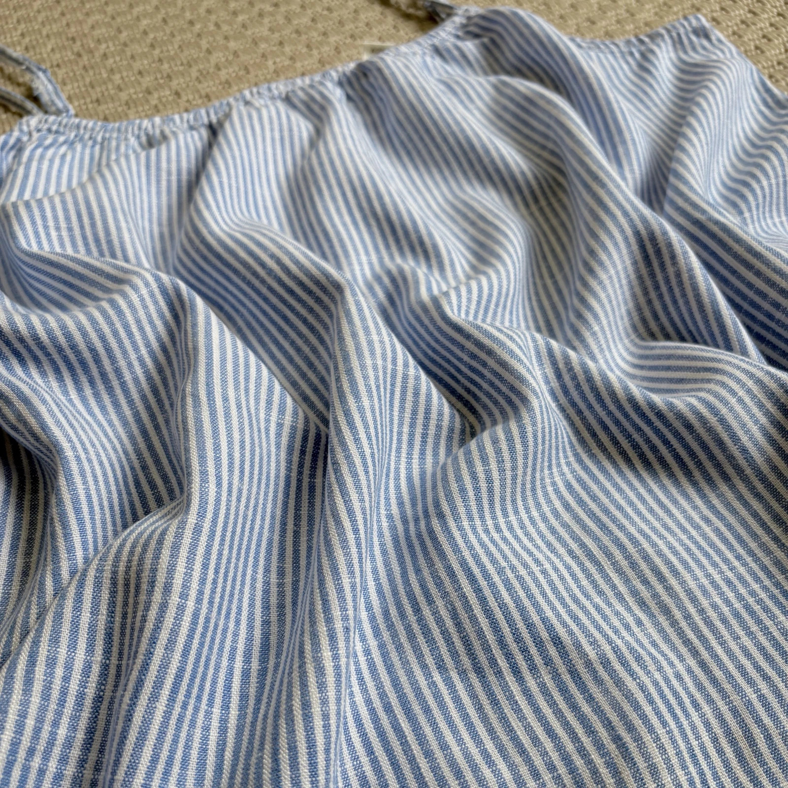 Lenkeverék csíkos top • S/M • coastal summer seaside casual old money mediterranean french riviera 2