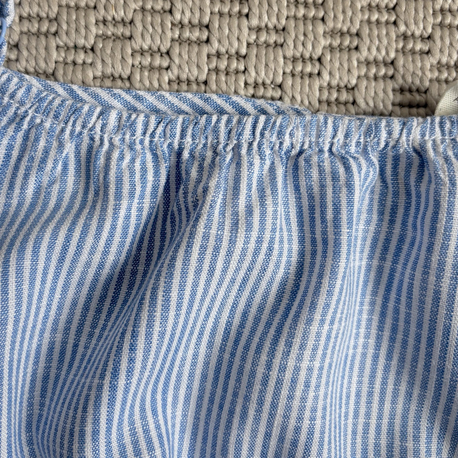 Lenkeverék csíkos top • S/M • coastal summer seaside casual old money mediterranean french riviera 3