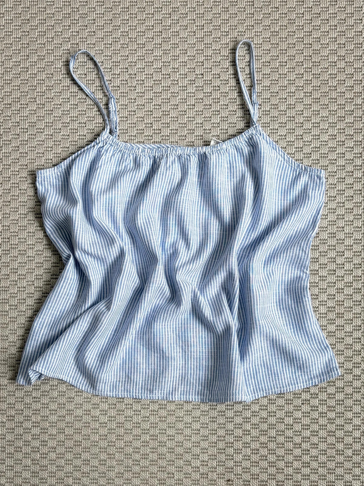 Lenkeverék csíkos top • S/M • coastal summer seaside casual old money mediterranean french riviera 1