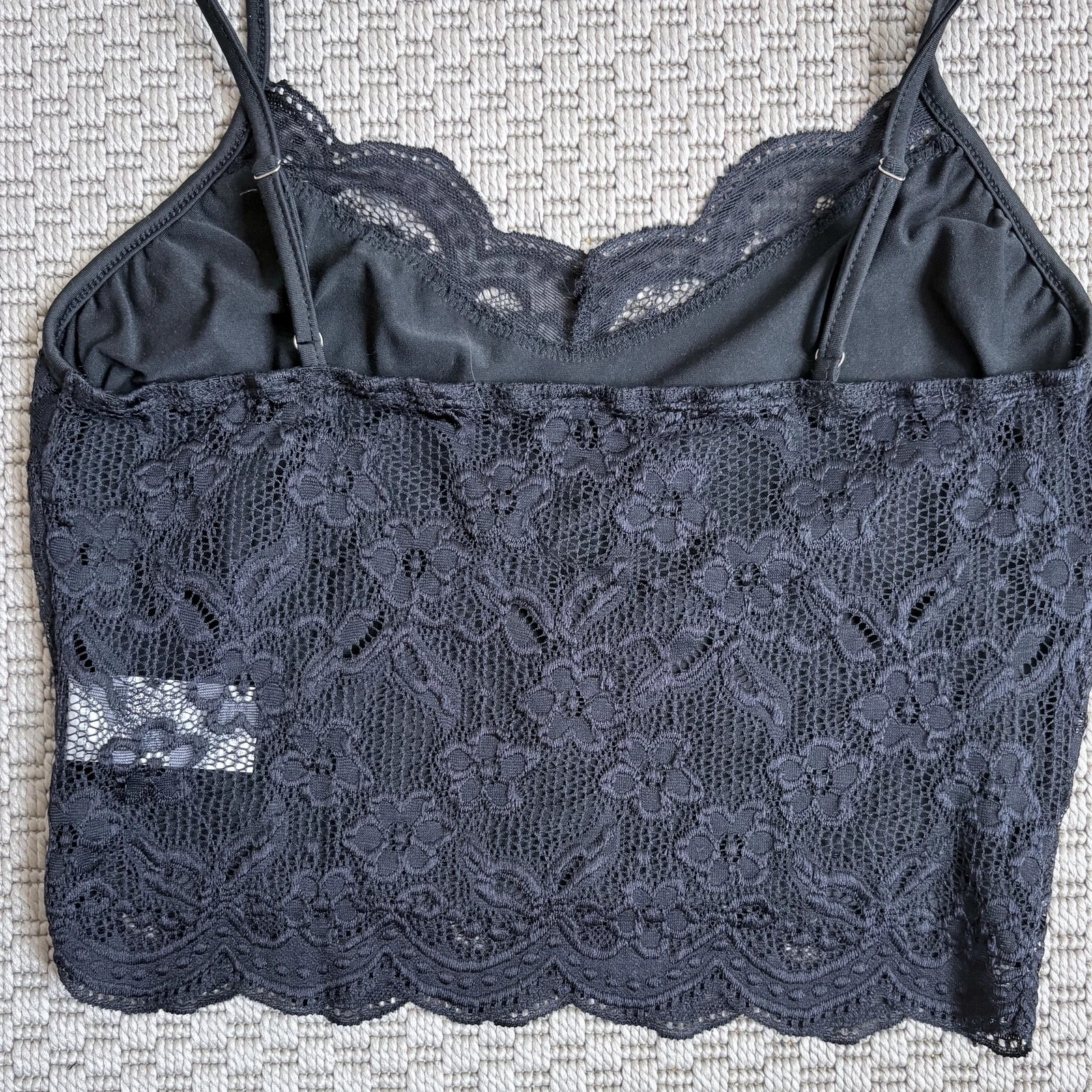 Csipkés crop top • M • Y2K party vibe 4